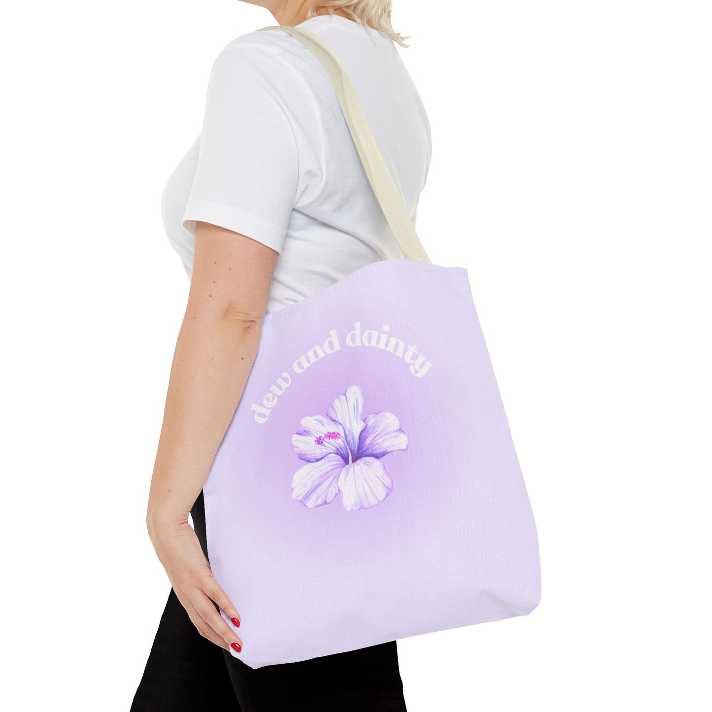 Dew and Dainty Floral Tote Bag - Perfect for Everyday Use & Gifts