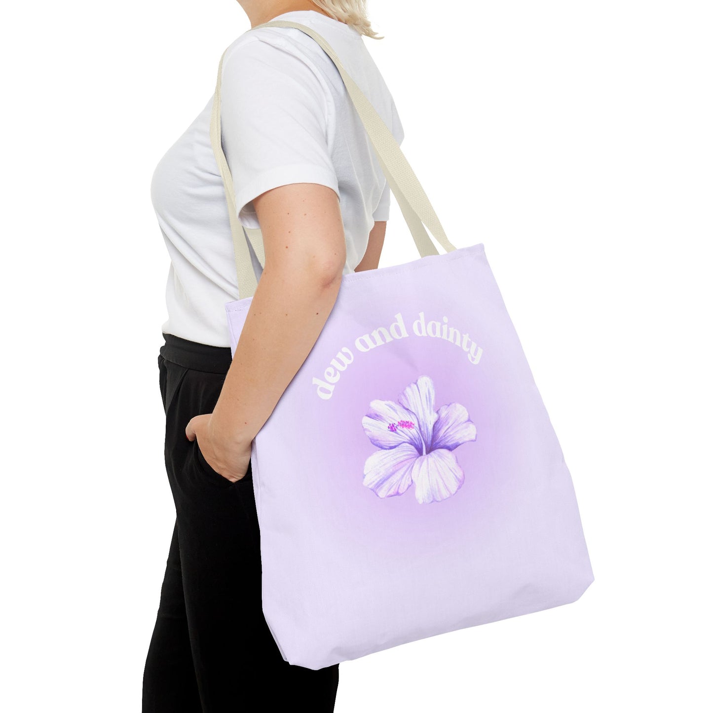 Dew and Dainty Floral Tote Bag - Perfect for Everyday Use & Gifts