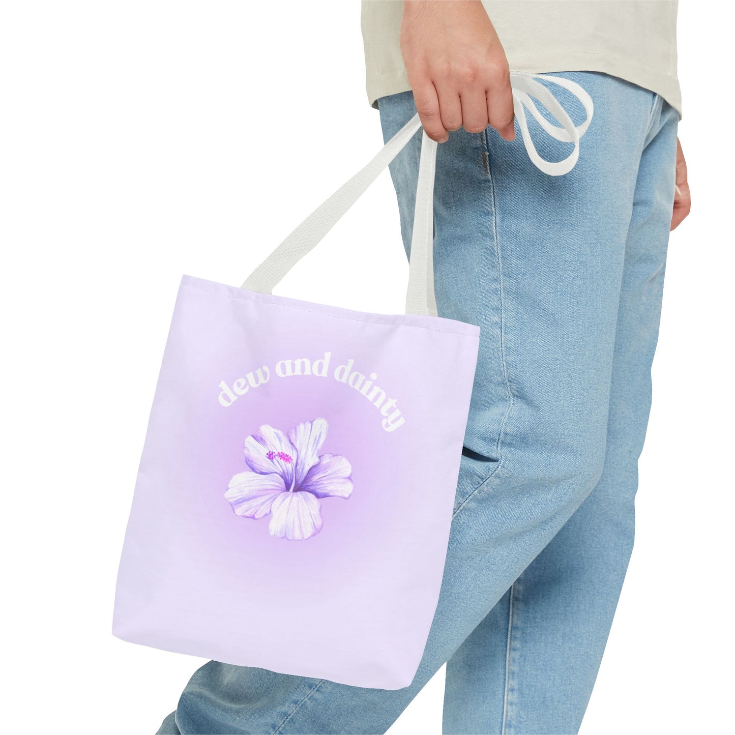 Dew and Dainty Floral Tote Bag - Perfect for Everyday Use & Gifts