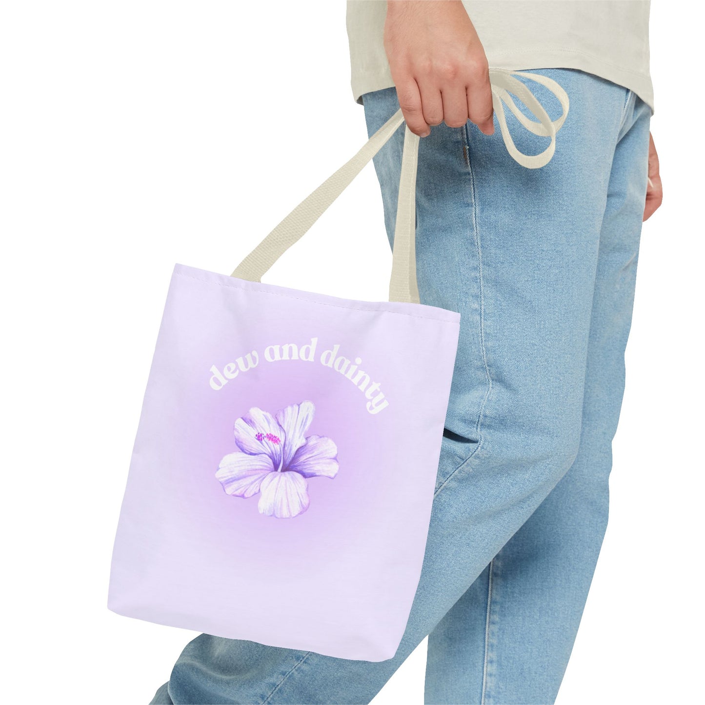 Dew and Dainty Floral Tote Bag - Perfect for Everyday Use & Gifts