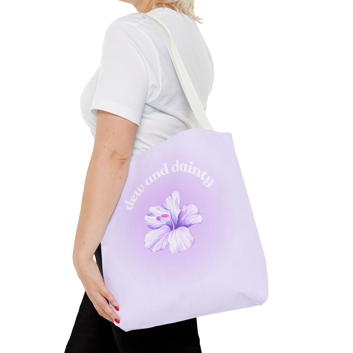 Dew and Dainty Floral Tote Bag - Perfect for Everyday Use & Gifts