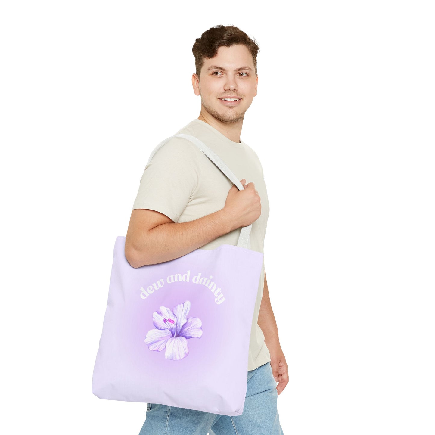 Dew and Dainty Floral Tote Bag - Perfect for Everyday Use & Gifts