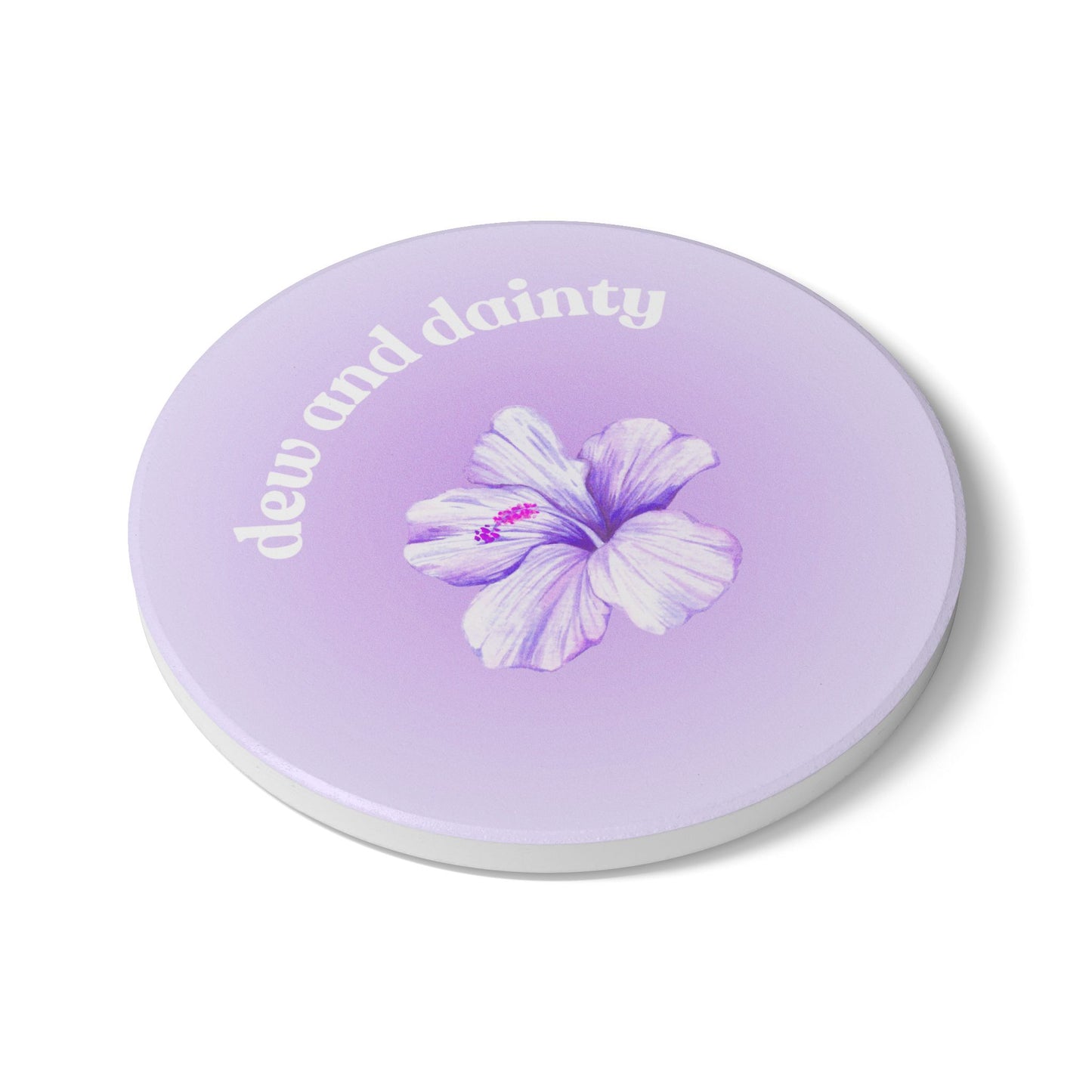 Hibiscus Mist Round Coaster