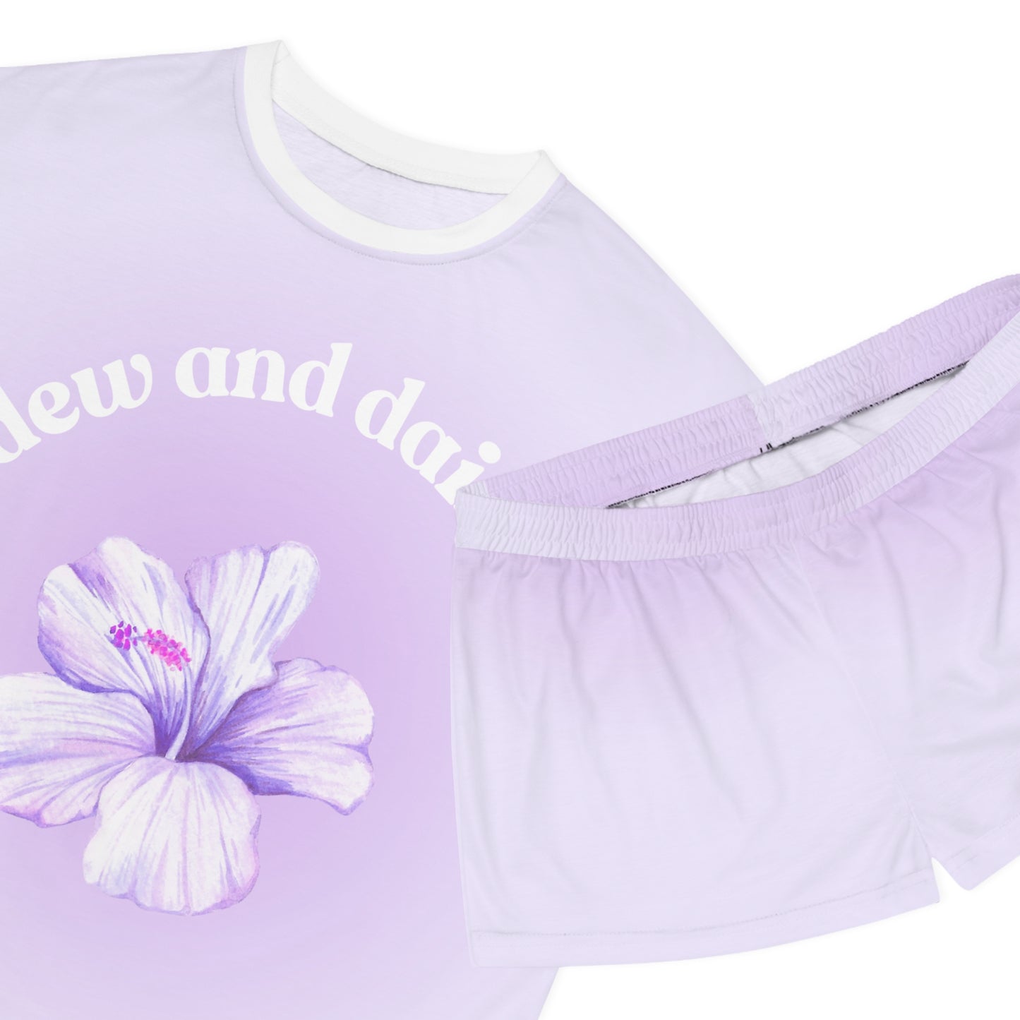 Hibiscus Short Pajama Set
