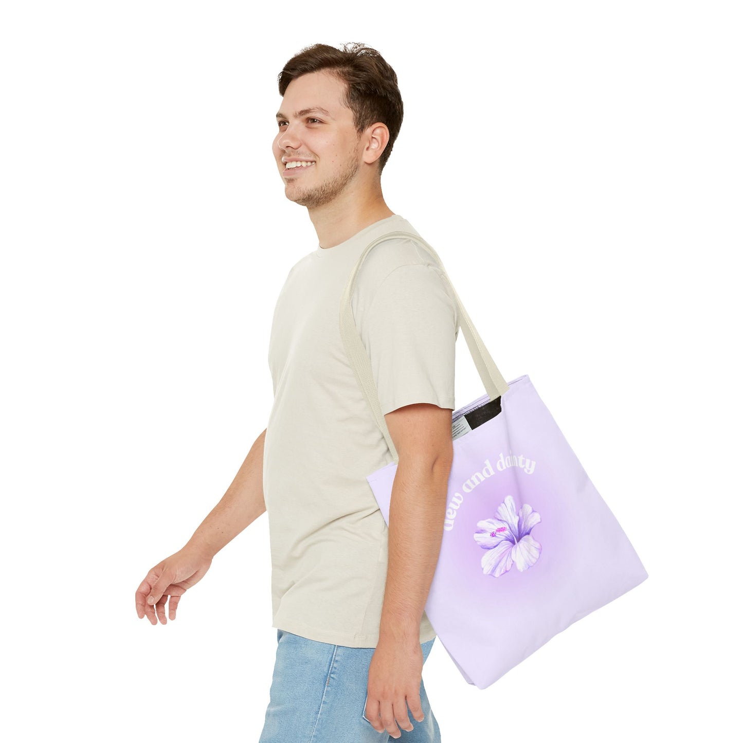 Dew and Dainty Floral Tote Bag - Perfect for Everyday Use & Gifts