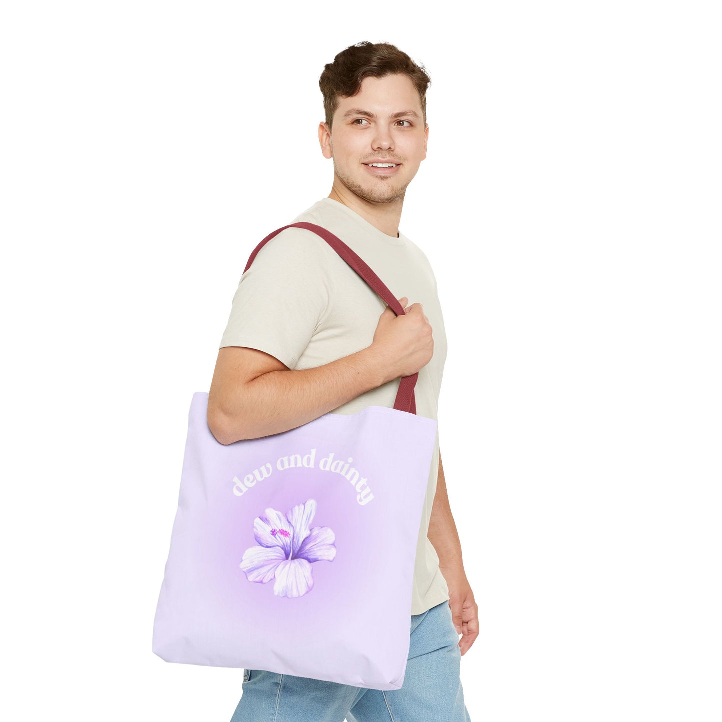 Dew and Dainty Floral Tote Bag - Perfect for Everyday Use & Gifts