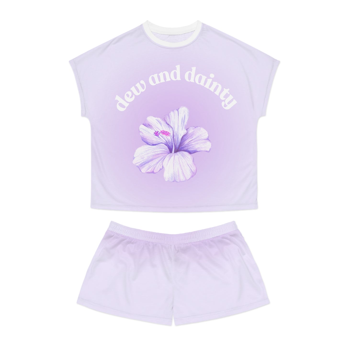 Hibiscus Short Pajama Set