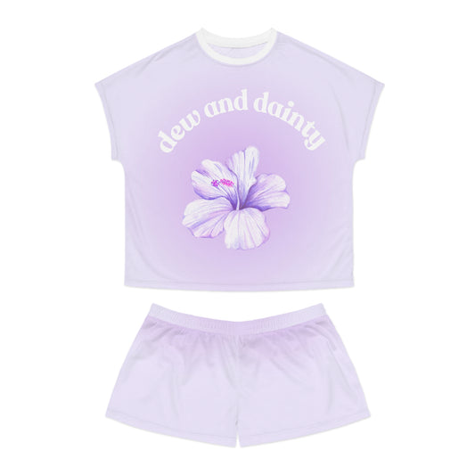 Hibiscus Short Pajama Set