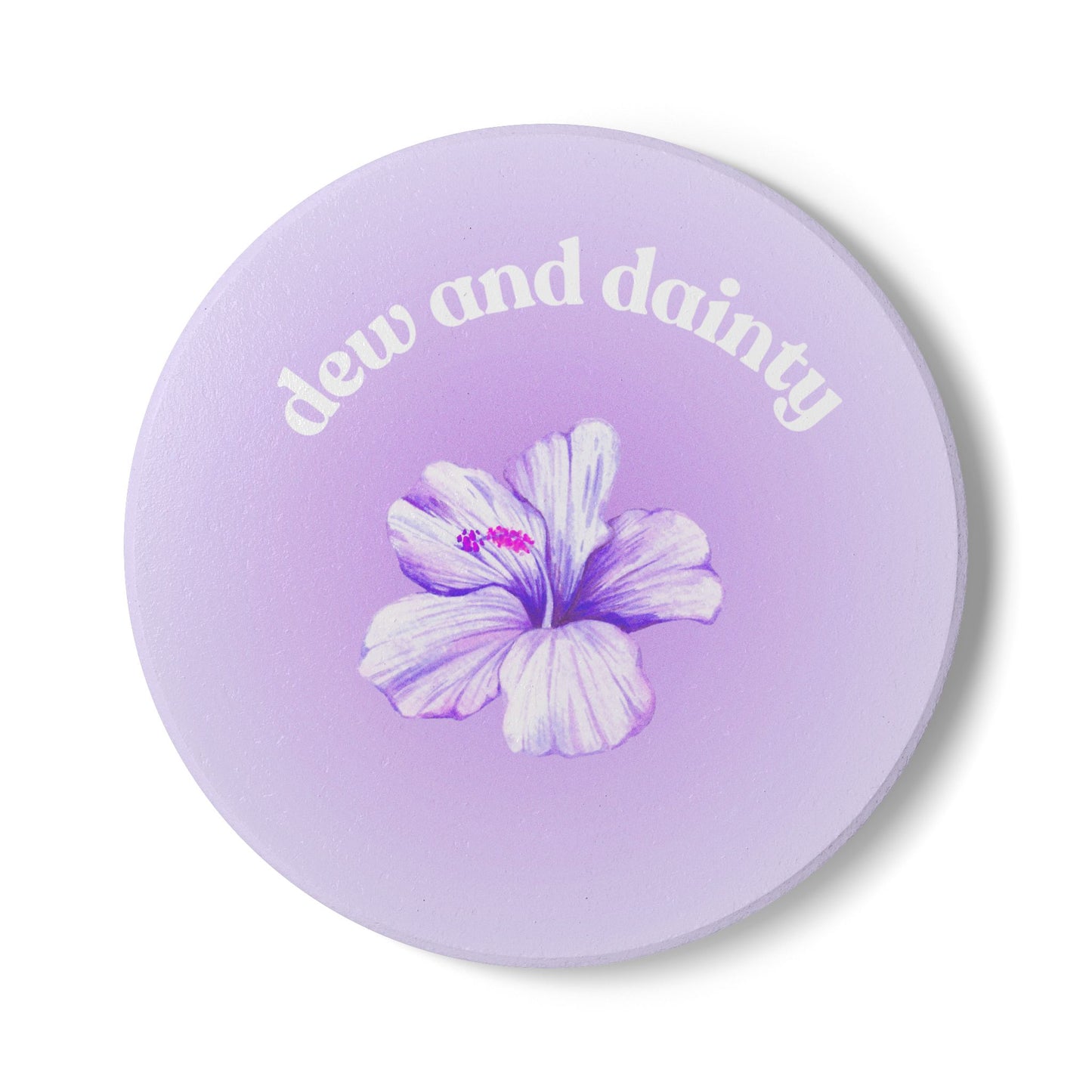 Hibiscus Mist Round Coaster