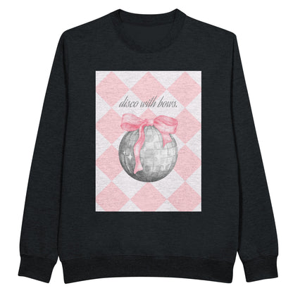 Disco with Bows Crewneck Sweatshirt