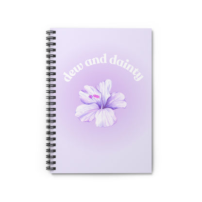 Hibiscus Mist Spiral Notebook