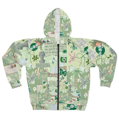 Dew's Green Zip Hoodie