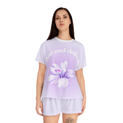Hibiscus Mist Short Pajama Set