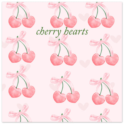 Cherry Hearts Poster